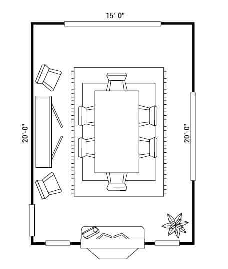 Comment bien prendre les mesures de votre table rectangulaire de