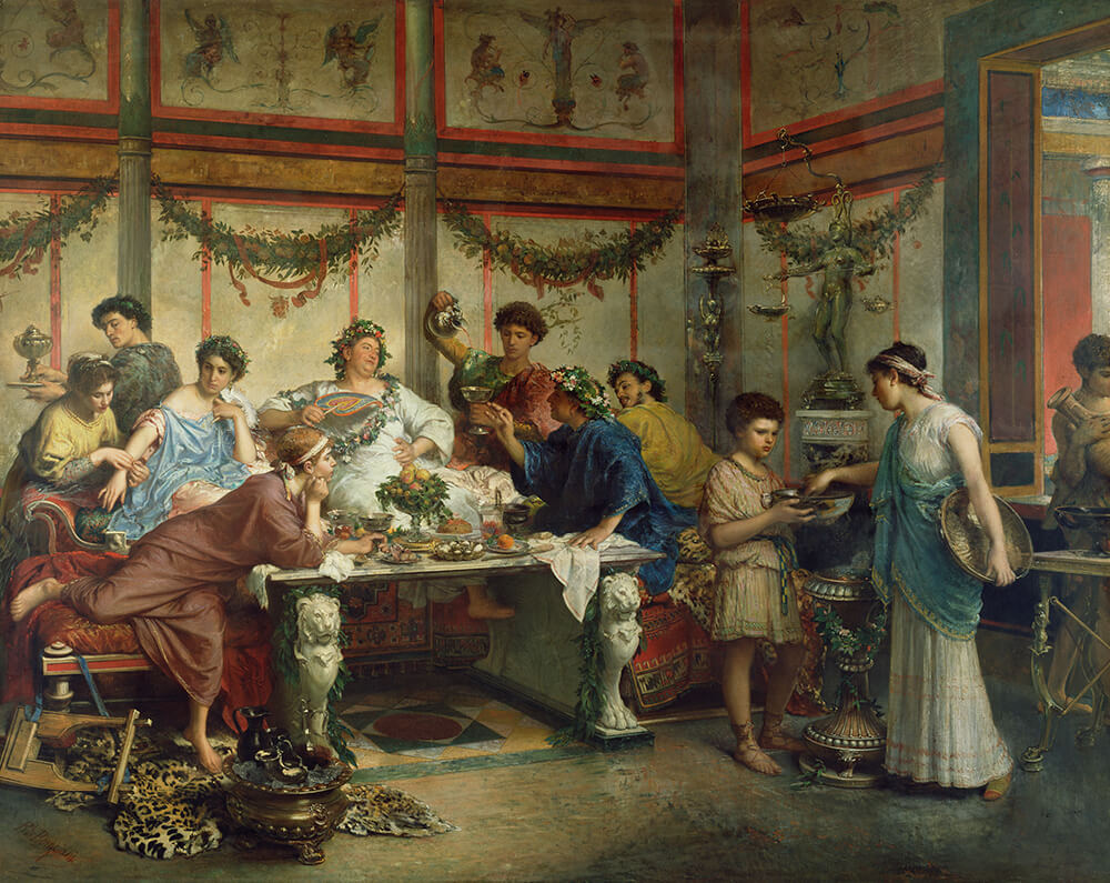 A Roman Feast - Courtesy of the Getty's Open Content Program